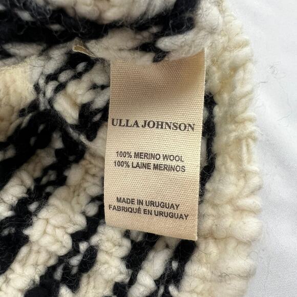 Ulla Johnson Black and White Striped Sweater - Picture 11 of 12